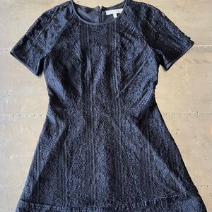 Wayf Black Lace Detail Dress